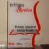 Livro Veredas Literárias e Troféu 1° 